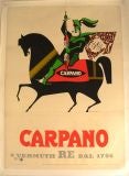 Original 1953 "Carpano" Poster