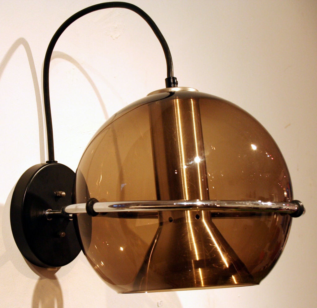 Pair of Raak Globe Sconces