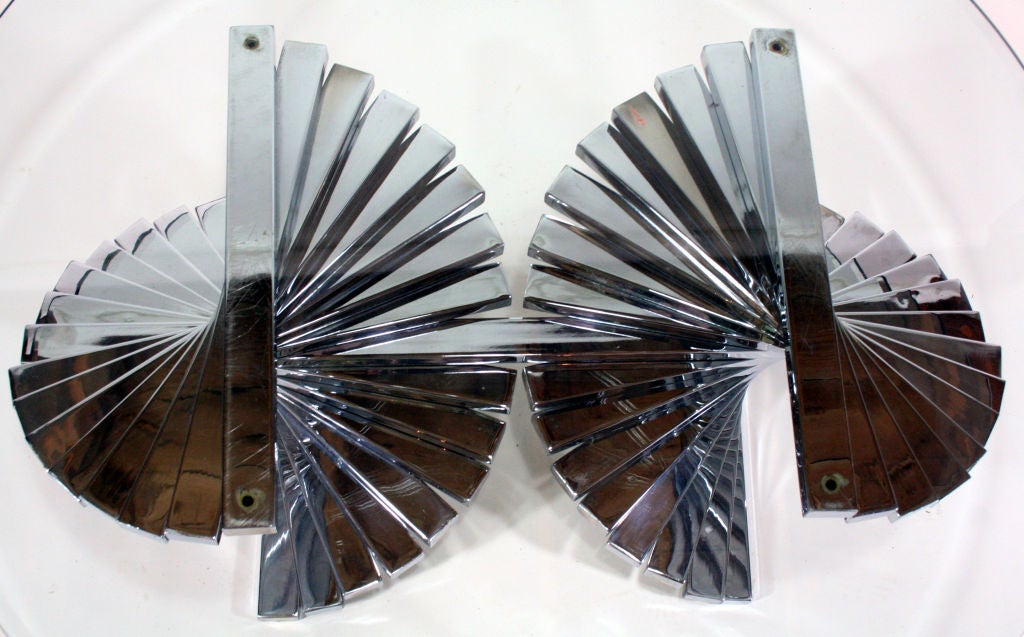 Late 20th Century Chrome Double Helix Stair Step Coffee Table