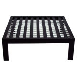 Parsons Style Lucite Slat Coffee Table