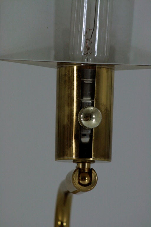Pair of Koch & Lowy Brass and Marble Desk Lamps