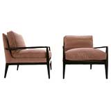 A Pair of Elegant Lounge Chairs after Paul McCobb