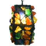 Multi-Color Resin Brutal Lamp Pendant