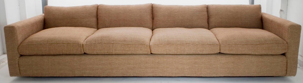 American Custom Designed Overstuffed Sofa