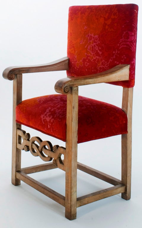 Pair of Celtic Inspired Throne Chairs
