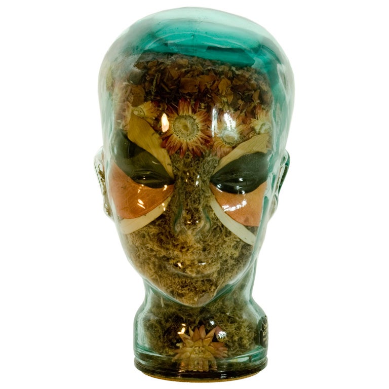 Glass Head Sculpture