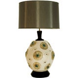 Vintage French Ceramic Lamp