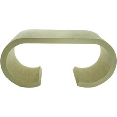 Modern Lacquered Waterfall Console After Karl Springer