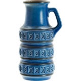 Cobalt West German Vase by Bay