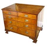 A Georgian Feather Banded Chest of Drawers
