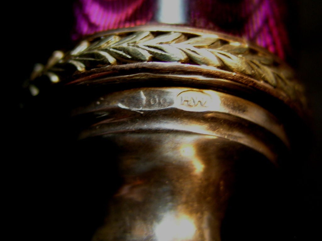 Henrik Wigstrom Faberge master candle Silver Gold Enamel Rubies 3