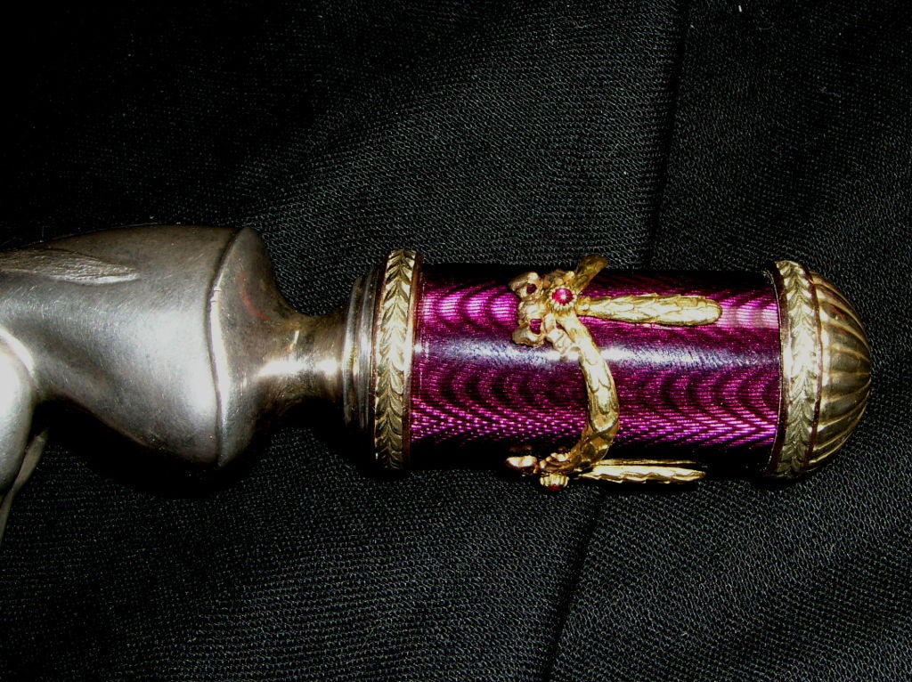 Henrik Wigstrom Faberge master candle Silver Gold Enamel Rubies 4