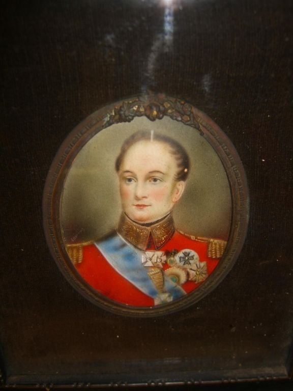 19th Century 19th cty miniature portrait ivory confedrate general A.P. Hill