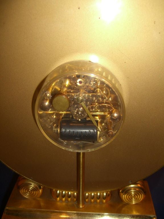 Swiss Rare mechanical electric transional clock by Helvetia