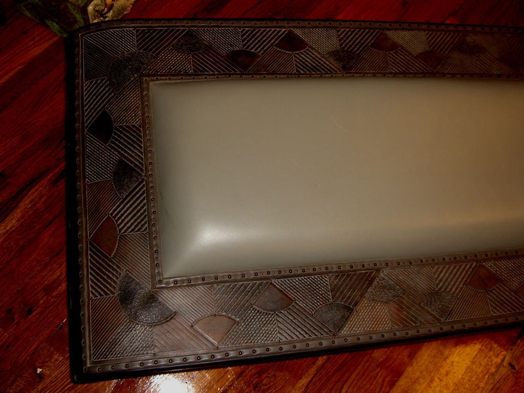 A Fabulous hand ordered and custom made hand tooled leather chaise lounge by the talented artist Linda Sue Eastman. please visit her website at www.eastmanstudios.com if you are interested in her work and she is still working on a commission only