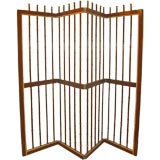 Antique 19th cty Aesthetic movmt screen made into a modern room divider
