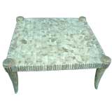 Maitland Smith Tesselated Marble veneered coffee table