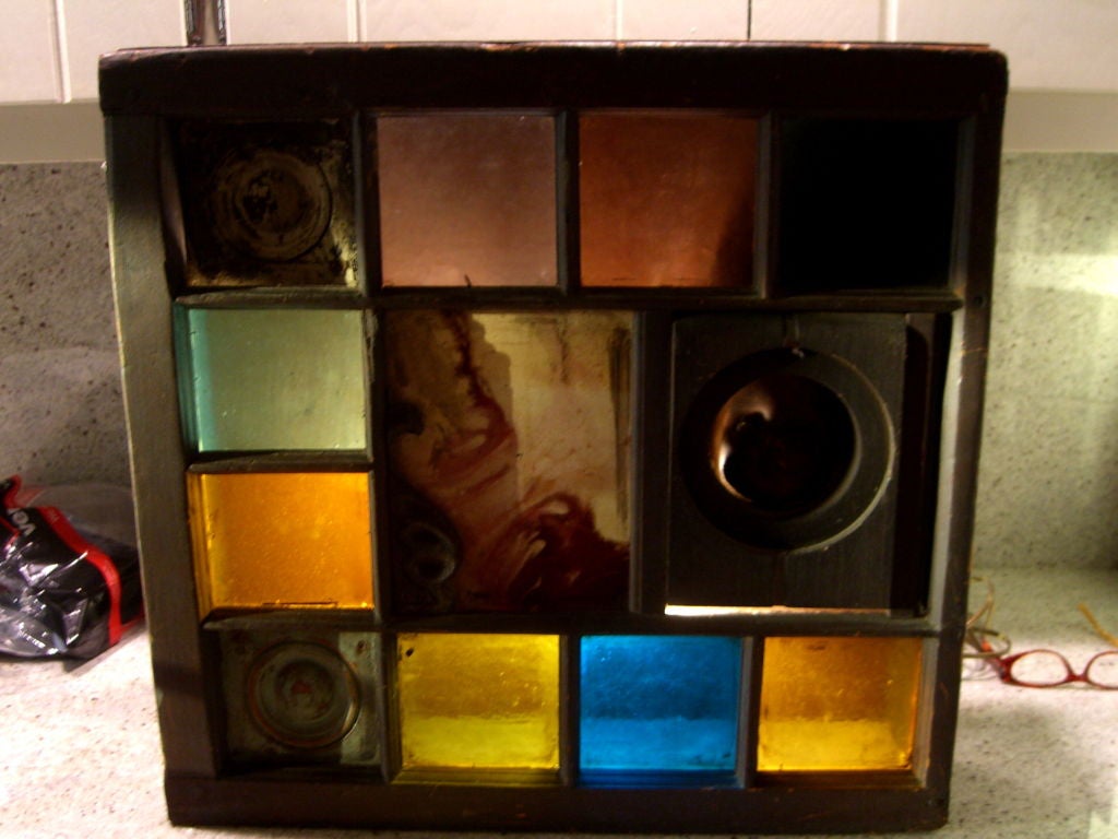 Assemblage Myrtle ave 3d collage by the noted artist Harry Dix