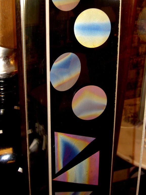 American Beautiful lucite shadow box sculpture by Greg Copeland 1984