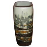 Nice Royal Copenhagen artist signed hand made vase