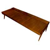 Unusual convertible bench or coffee table by Brown Saltman of CA