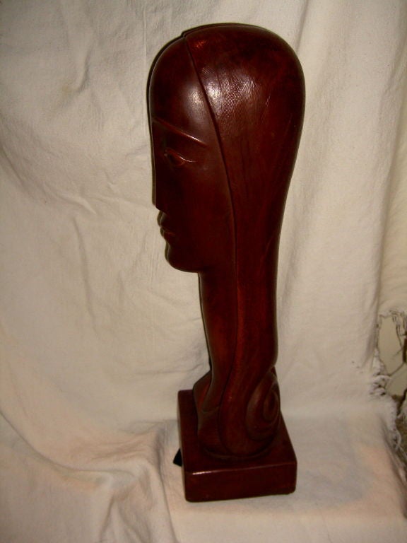 Plaster Bust by Important American Designer Rima 4