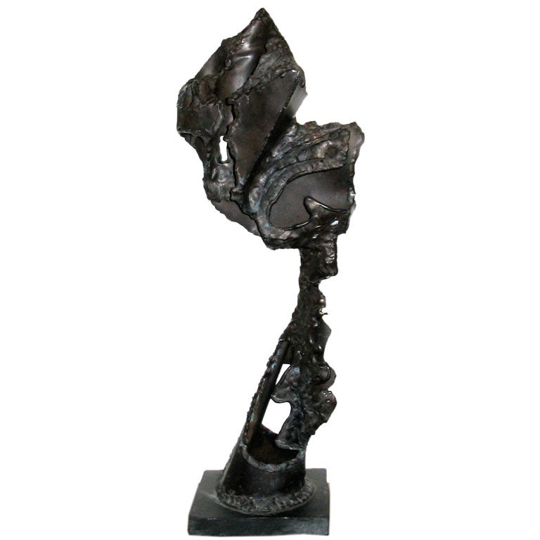 Abstract sculpture by important American artist James Metcalf