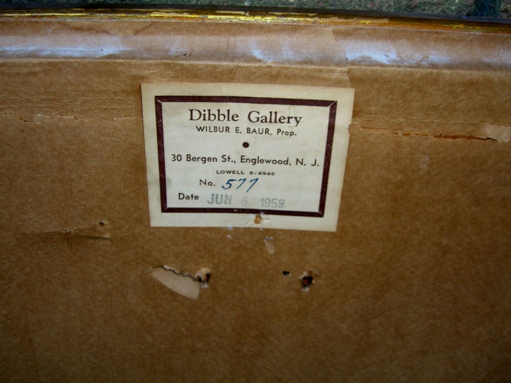 1958 gold leaf & reverse painted eglomise chinoiserie paintings 4