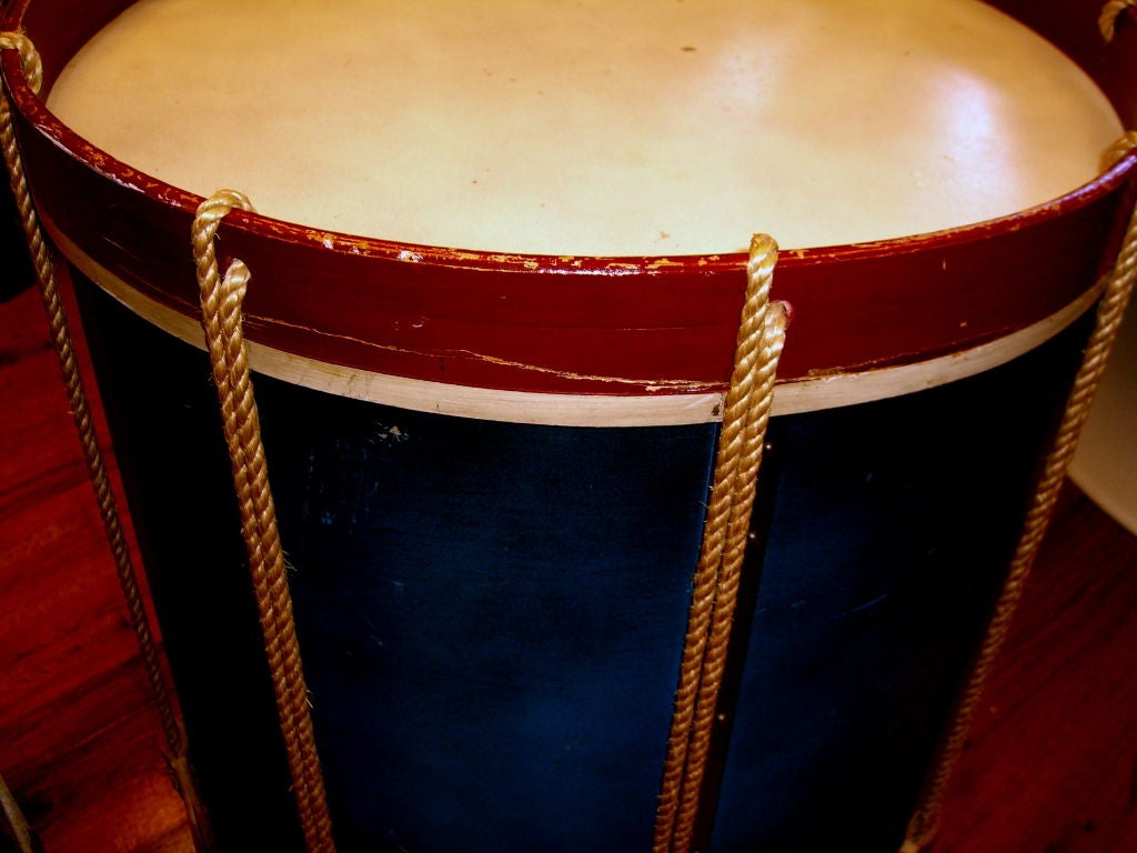 Mid-20th Century A pair of drum tables from the Old Drum Shop Granville Mass