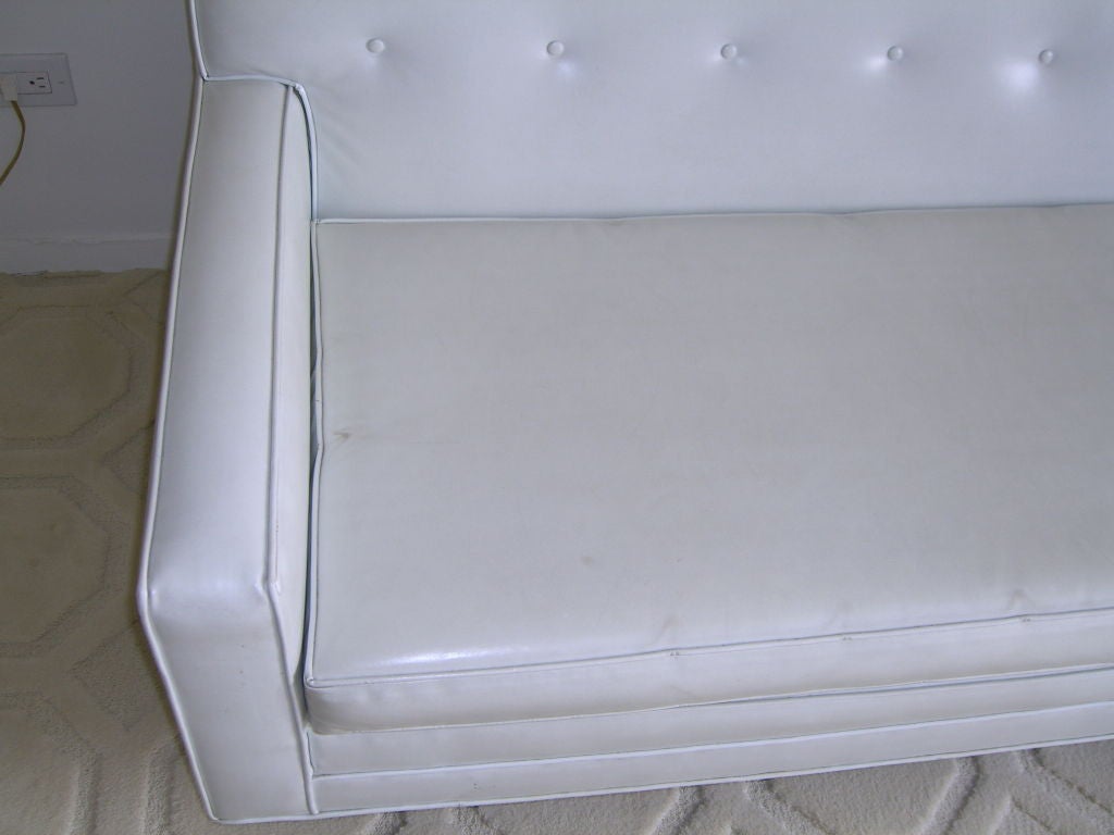 PVC Harvey Probber custom deigned 1960's curved sofa w/table