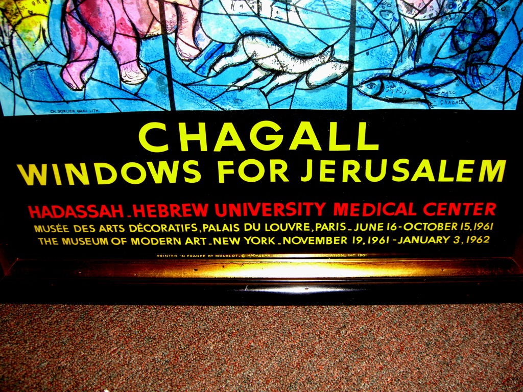 stained glass window poster