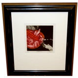 Nice abstract lithograph in colors signed Tellez 66