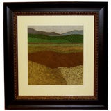 Collograph in colors by Dale Pierson Hill of Helen Georgia 1978