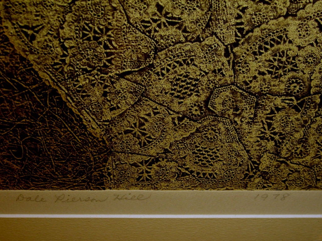 Collograph in colors by Dale Pierson Hill of Helen 1978 at 1stDibs