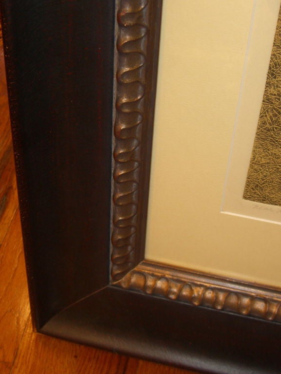 Collograph in colors by Dale Pierson Hill of Helen 1978 at 1stDibs