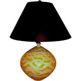 Nice vintage 1960's Japanese studio pottery made into lamp