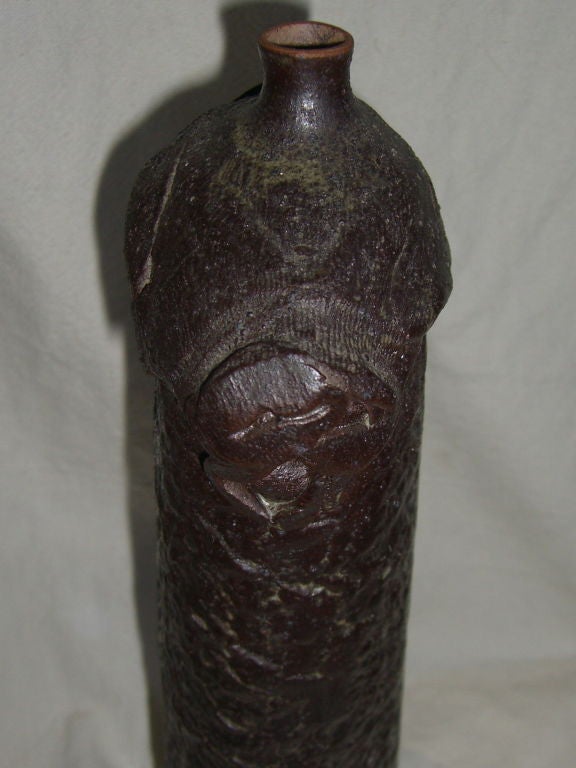 Nice Japanese studio art pottery vase from elegant estate