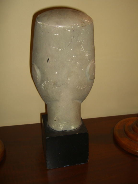 Alva Studios dated 1955 plaster head of an archaic greek bust
