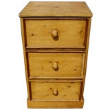 Antique 19th century small pine chest of drawers