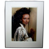 Vintage 1980's Francesco Scavullo photograph of supermodel Iman