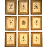 Eleven Engravings of Nobility Coats of Arms