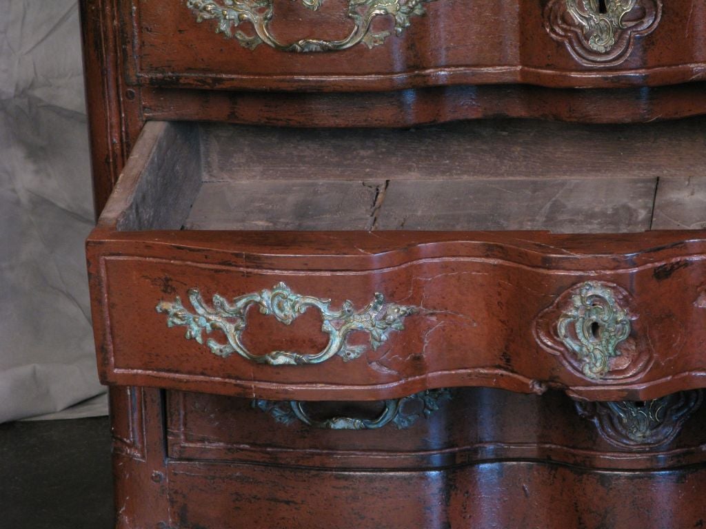 18th Century and Earlier Painted Commode