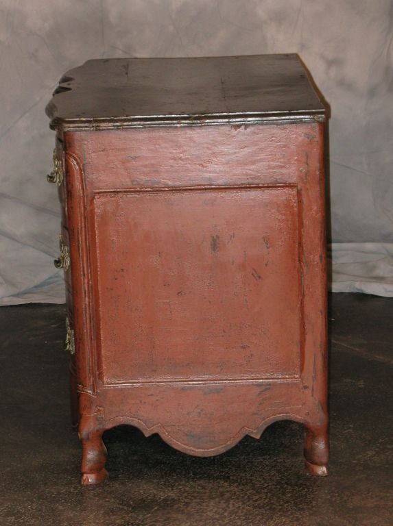 Walnut Painted Commode