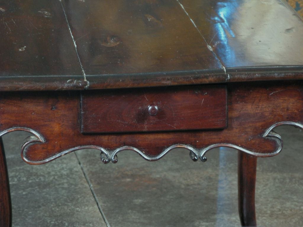 18th Century and Earlier Late 18th Century Walnut Table For Sale