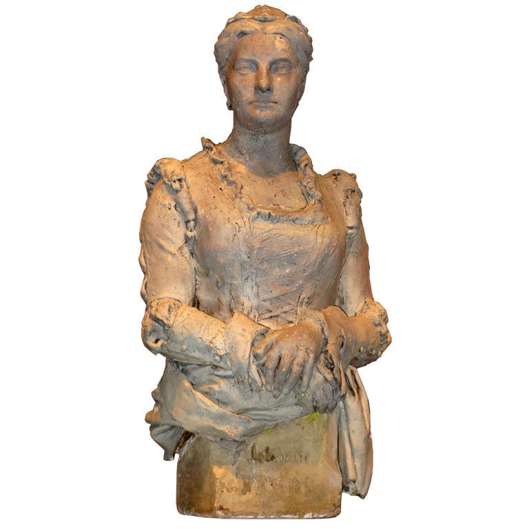A bust of "The Actress"