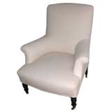 NAPOLEON III HIGH BACK ARM CHAIR
