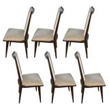 Set of 6 dining room  chairs