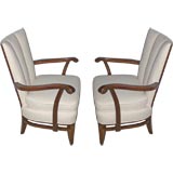 Vintage Pair of Arm Chairs BARELL BACK CHANNEL