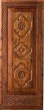 Portera-18th C. Antique Spanish Door With Carved Settings