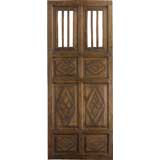 Portera - 18th C. Antique Spanish Door With Windows